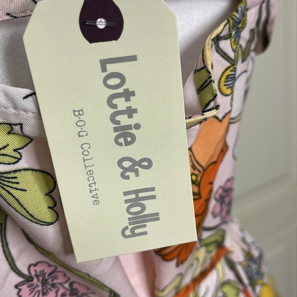 NWT Lottie & Holly Women’s Band Of Gypsies Mini Floral Summer Dress Size Large - Picture 8 of 11